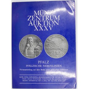 aukční katalogy, Münzzentrum Auktion XXXV Pfalz, Pfälzische Nebenlinien...