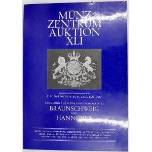 aukční katalogy, Münzzentrum Auktion XLI. Braunschweig und Hannover. Včetně docílených cen