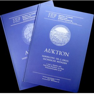 aukční katalogy, NF Schulten Frankfurt n/M. Sammlung Dr. G. Krug Sächsische Münzen
