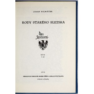ostatní publikace, Pilnáček, J.: Rody starého Slezska. Muzeum Jílové u Prahy 1969