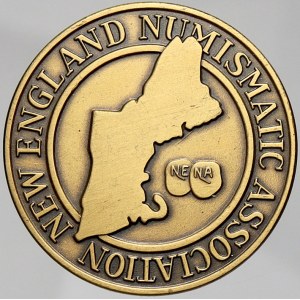 zahraniční numismatické ražby, USA. New England Numismatic Assoc. XXVII. num. konference Connecticut b.l. (1971)...