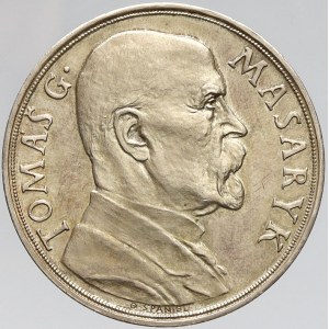 Španiel Otakar, T.G. Masaryk, 85. narozeniny 1935. Ag 0.987 lesklá (29,76 g) 42 mm. zcela n. hr.