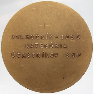 sportovní medaile a ceny, Biela stopa SNP, XVI. ročník 1989, kategorie účastníků SNP...