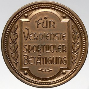evropské medaile, Německo. ADAC (Všeobecný německé autoklub, vznik 1908). Med. Za zásluhy ve sportovní činnosti b.l...