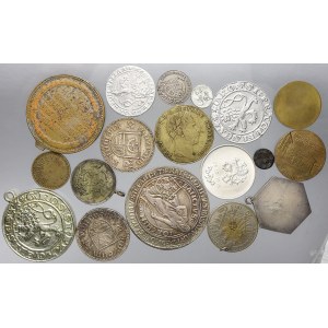 soubory medailí, 18 žetonů a medailí i s numismatickou tématikou