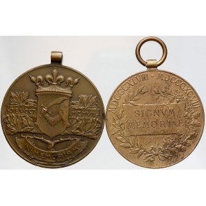 R-U - František Josef I., Medaile k 50. výročí vlády (Signum memoriae) 1898. Bronz. Pam. bosensko-hercegovská med. 1908...