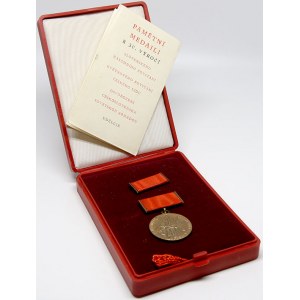 ČSR - ČSSR - ČSFR, Medaile na 30. výročí SNP. Miniatura a dekret v původní etui