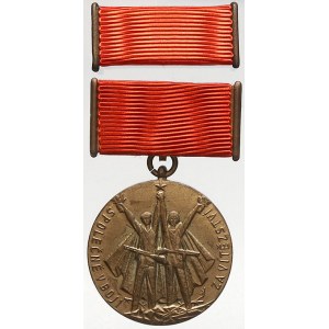 ČSR - ČSSR - ČSFR, Medaile na 30. výročí SNP. Miniatura a dekret v původní etui
