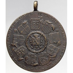 Belgie, Mezispojenecká medaile Za civilizaci. Bronz, bez stuhy