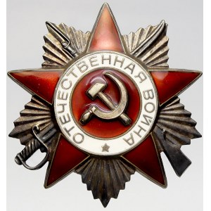 Rusko - SSSR - Rusko, Řád vlastenecké války 1985. II. třída, Ag, smalty. Čís. 2325524