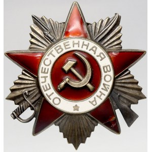 Rusko - SSSR - Rusko, Řád vlastenecké války 1985. II. třída, Ag, smalty. Čís. 2482749...