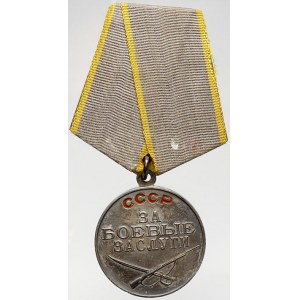 Rusko - SSSR - Rusko, Medaile Za bojové zásluhy 1944. Bez čísla (po roce 1947)