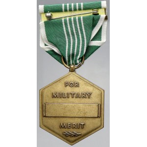 USA, Medaile FOR MILITARY MERIT. Bronz, stuha