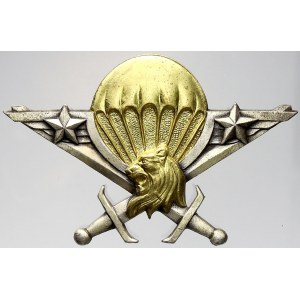 vojenské odznaky - Francie, Odznak pro vojenského výsadkáře, zn. DRAGO PARIS. Bronz zlac. + postř....