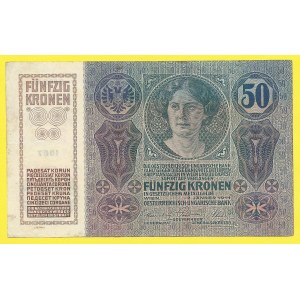 Rakousko - Uhersko, 50 K 1914, s. 1007. H-RU12