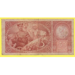 ČSR 1919 - 1938, 50 Kč 1929, s. Oa. H-24b