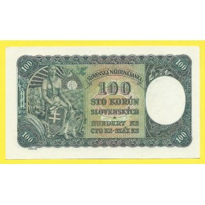 Slovensko 1939 - 1945, 100 Ks 1940, s. L4. H-51a1