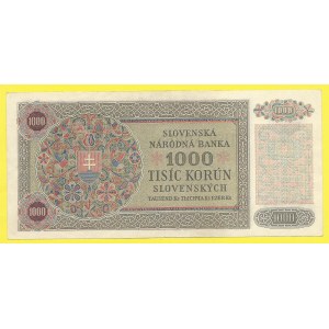 Slovensko 1939 - 1945, 1000 Ks 1941, s. 4A2. H-55a