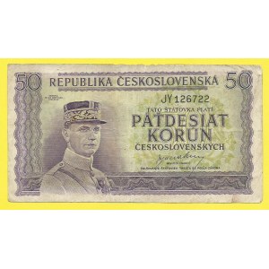 ČSR 1945 - 1953, 50 Kčs (1945), s. JY. H-78a