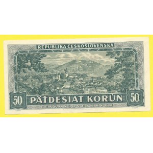 ČSR 1945 - 1953, 50 Kčs 1948, s. A16. H-88a2S1. perf. 3 m.d.