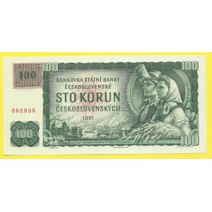 Česká republika, 100 Kč/Kčs 1961/(93), s. G95. H-CZ4b