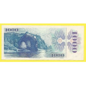 Česká republika, 1000 Kč/Kčs 1985/(93), s. U12. H-CZ6c