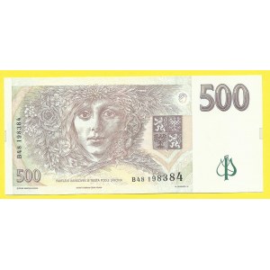 Česká republika, 500 Kč 1994, s. B48. H-CZ17a