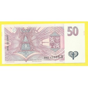 Česká republika, 50 Kč 1994, s. B02. H-CZ15a