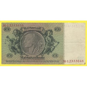 Zahraniční platidla, NDR. 50 marek 1933/48 , s. C/M. Ros.-337b