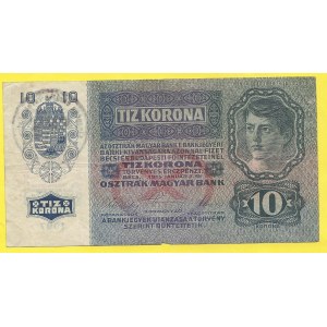 Zahraniční platidla, Slovinsko. 10 K 1915/19, razítko Maribor