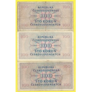 Soubory bankovek, 100 Kčs 1945, s. A3x, B32, C12. H-82a, b