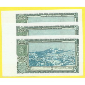 Soubory bankovek, 50 Kčs 1953, s. BD. H -103a1. postupka
