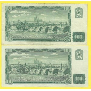Soubory bankovek, 100 Kčs 1961, s. X56, G17. H-111a