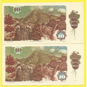 Soubory bankovek, 10 Kčs 1986, s. J02, 21. H-116b