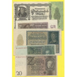 Soubory zahraničních bankovek, Soubor běžných bankovek