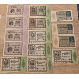 Soubory zahraničních bankovek, Soubor nízké inflace. Ros.-78-82. různé varianty