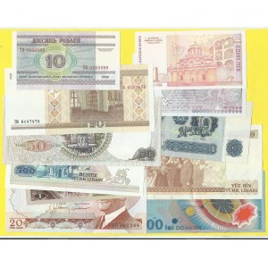 Soubory zahraničních bankovek, Evropa. Soubor běžných