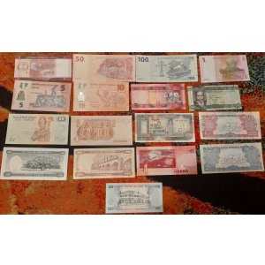 Soubory zahraničních bankovek, Afrika. Soubor běžných