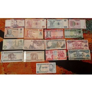 Soubory zahraničních bankovek, Afrika. Soubor běžných