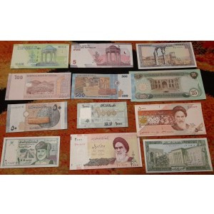 Soubory zahraničních bankovek, Arabské státy. Soubor běžných