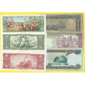 Soubory zahraničních bankovek, Brazilie, Kostarika, Iran , Irak