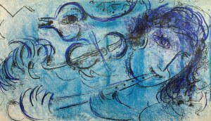 Marc CHAGALL (1887 - 1985), The Flute Player, 1957
