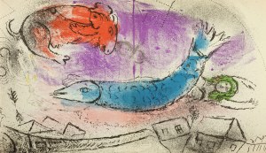 Marc CHAGALL (1887 - 1985), The Blue Fish, 1957