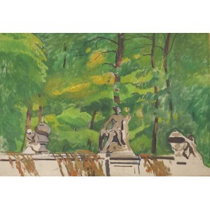 Stanisław CZAJKOWSKI (1878-1954), Le jardin de Wilanów