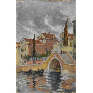 Józef PIENIĄŻEK (1888-1953), Widok z Wenecji