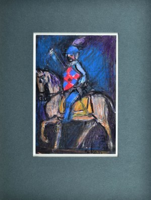 Eugeniusz TUKAN - WOLSKI (1928-2014), Rycerz na koniu II