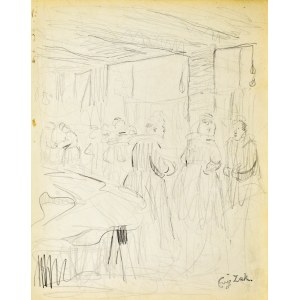 Eugeniusz ZAK (1887-1926), Studium rzeźby nagiego mężczyzny (Paryż)