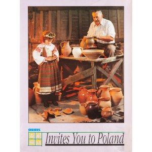 Plakat turystyczny ORBIS Invites You to Poland