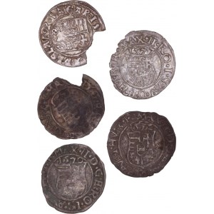 House of Habsburg - Maximilian II. (1564 -1576) Denar 5 pcs