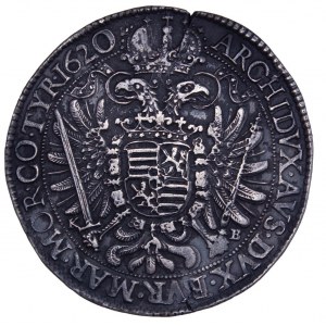 House of Habsburg - Ferdinand II (1619-1637) Thaler / Taler 1620 KB Kremnitz